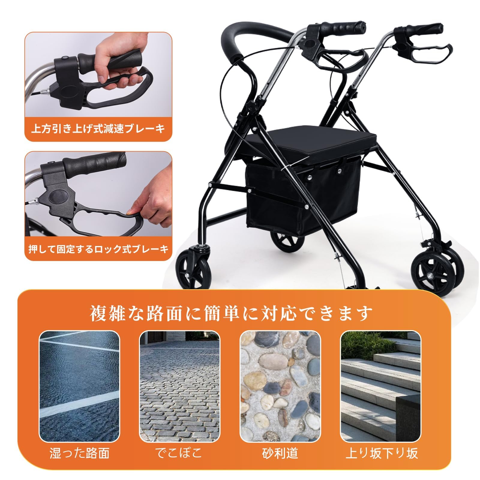 Amazon | HEINALOUS シルバーカー 高齢者用 歩行器 軽量コンパクト
